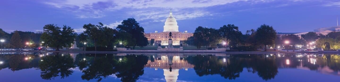 View of the Capital Building in Washington D.C.