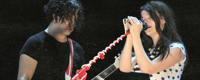The White Stripes performing at the 2007 O2 Wireless festival in London